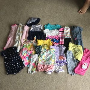 Lot of baby girl 9 months